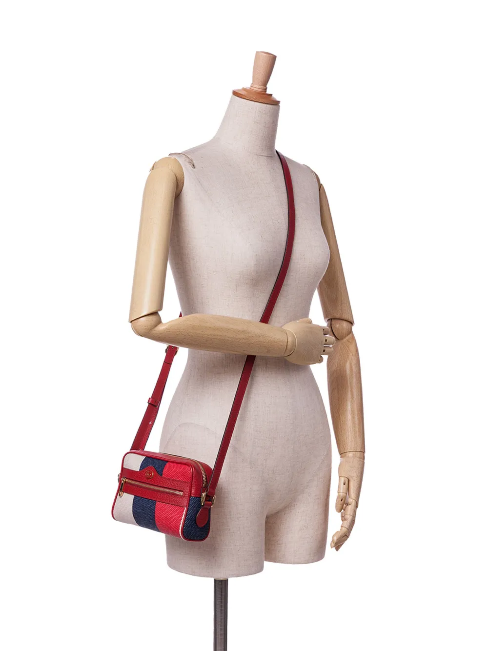 Gucci Pre-Owned Borsa a tracolla Ophidia mini in tela 2016 a oggi | Image 7