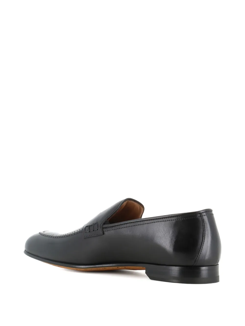 Tassinari leather loafers Black