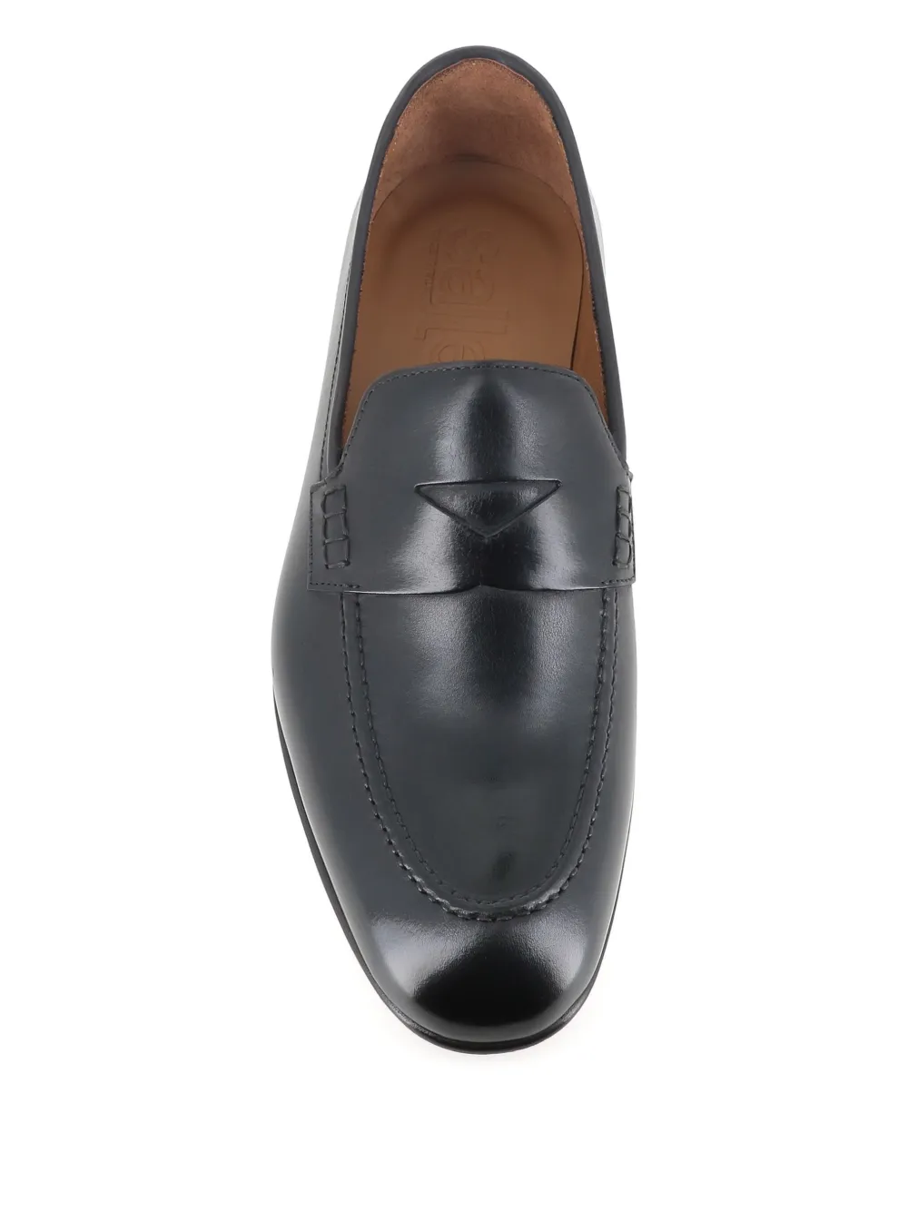 Tassinari leather loafers Black