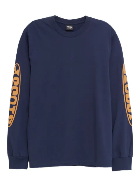 Stüssy playera manga larga con logo