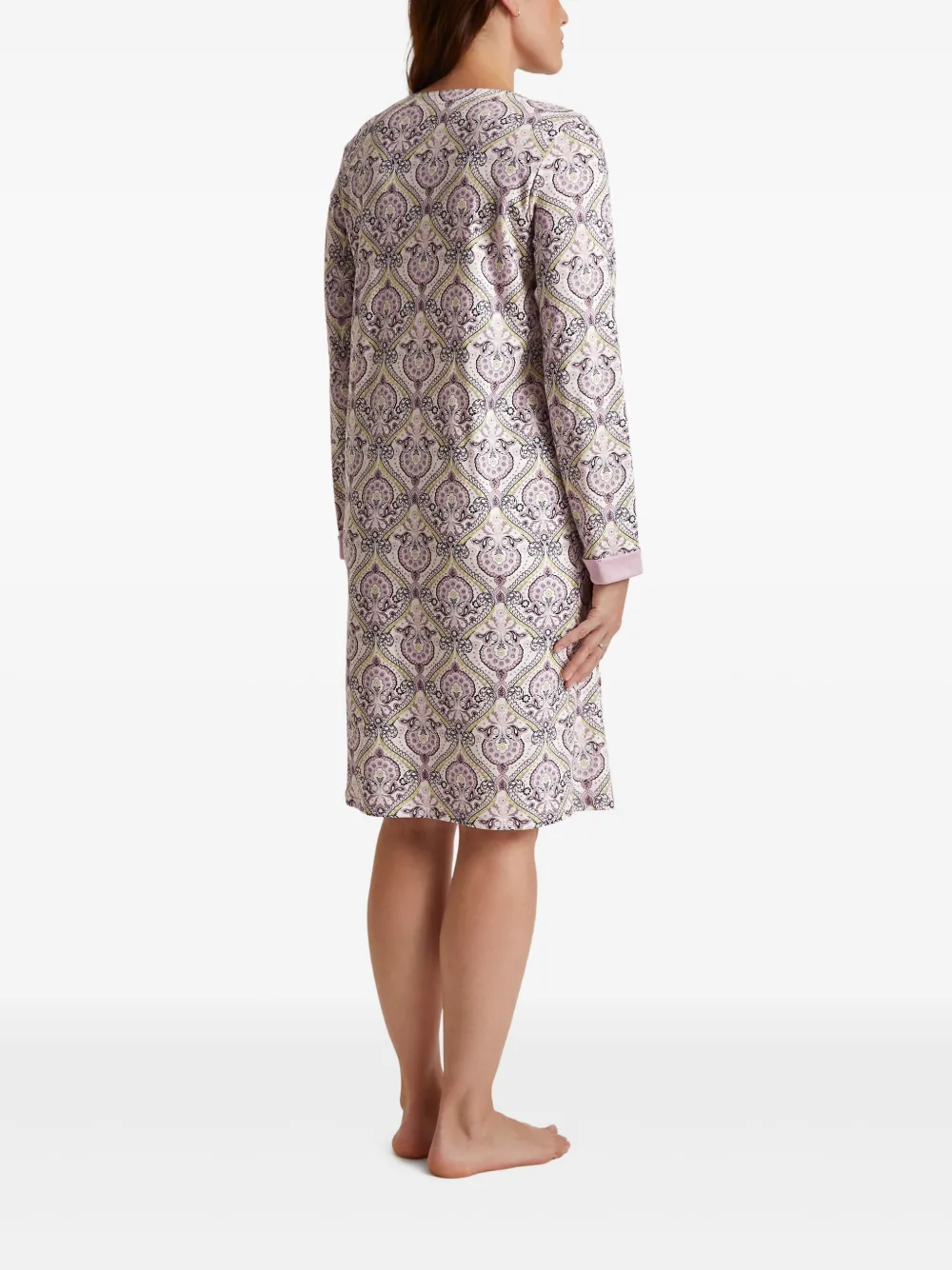 CALIDA Nachtjapon met paisley-print Paars