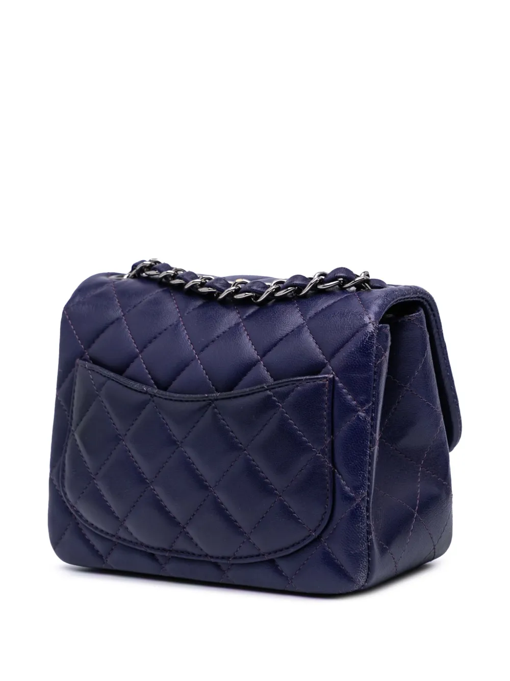 CHANEL Pre-Owned 2016-2017 Mini Square Classic Lambskin Single Flap crossbody bag | Pre-Owned | Image 2