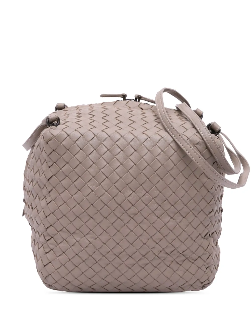 2012-2024 Nappa Intrecciato Cube crossbody bag