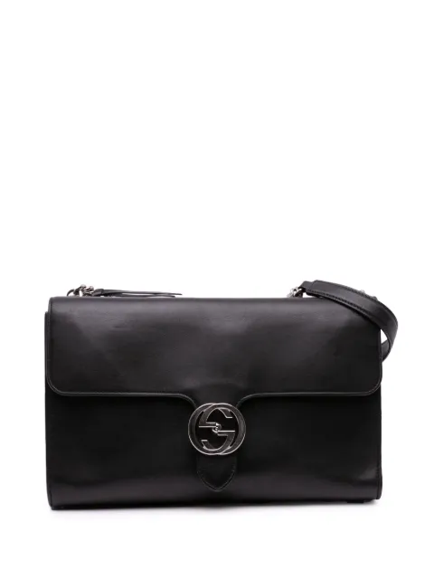 Gucci Pre-Owned 2000-2015 Medium Leather Dollar Interlocking G crossbody bag