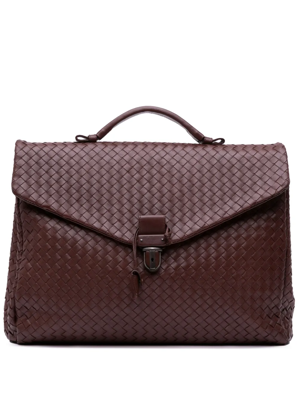 2011 Nappa Intrecciato Briefcase business bag