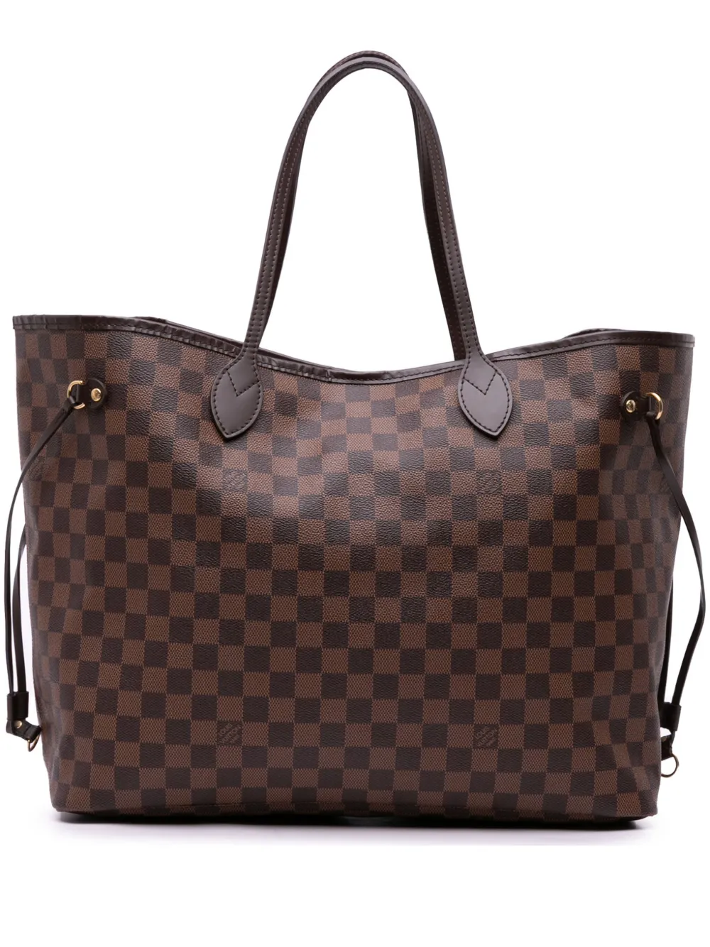 Louis Vuitton Pre-Owned 2014 ダミエ エベヌ ネヴァーフル GM トートバッグ - ブラウン Louis Vuitton Pre-Owned 2014 ダミエ エベヌ ネヴァーフル GM トートバッグ - ブラウン