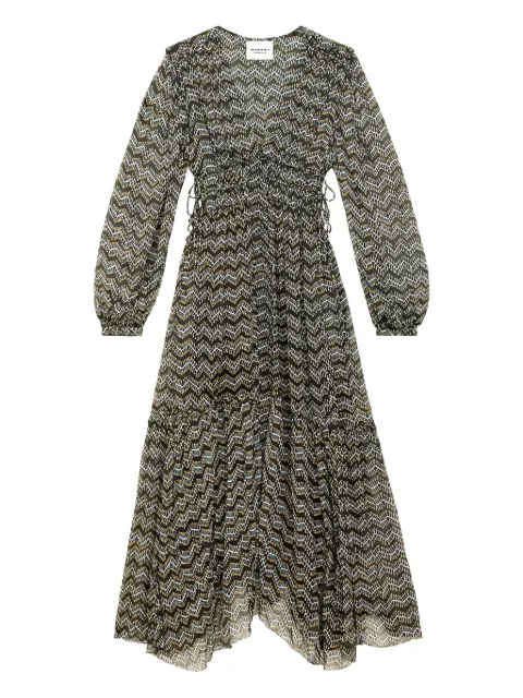 ISABEL MARANT vestido con estampado gráfico