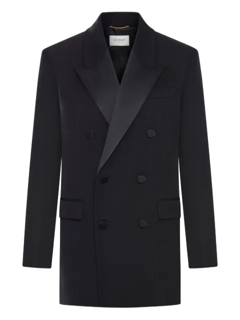 Saint Laurent blazer à boutonnière croisée