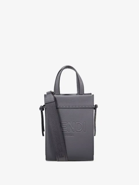 FENDI logo-embossed tote bag
