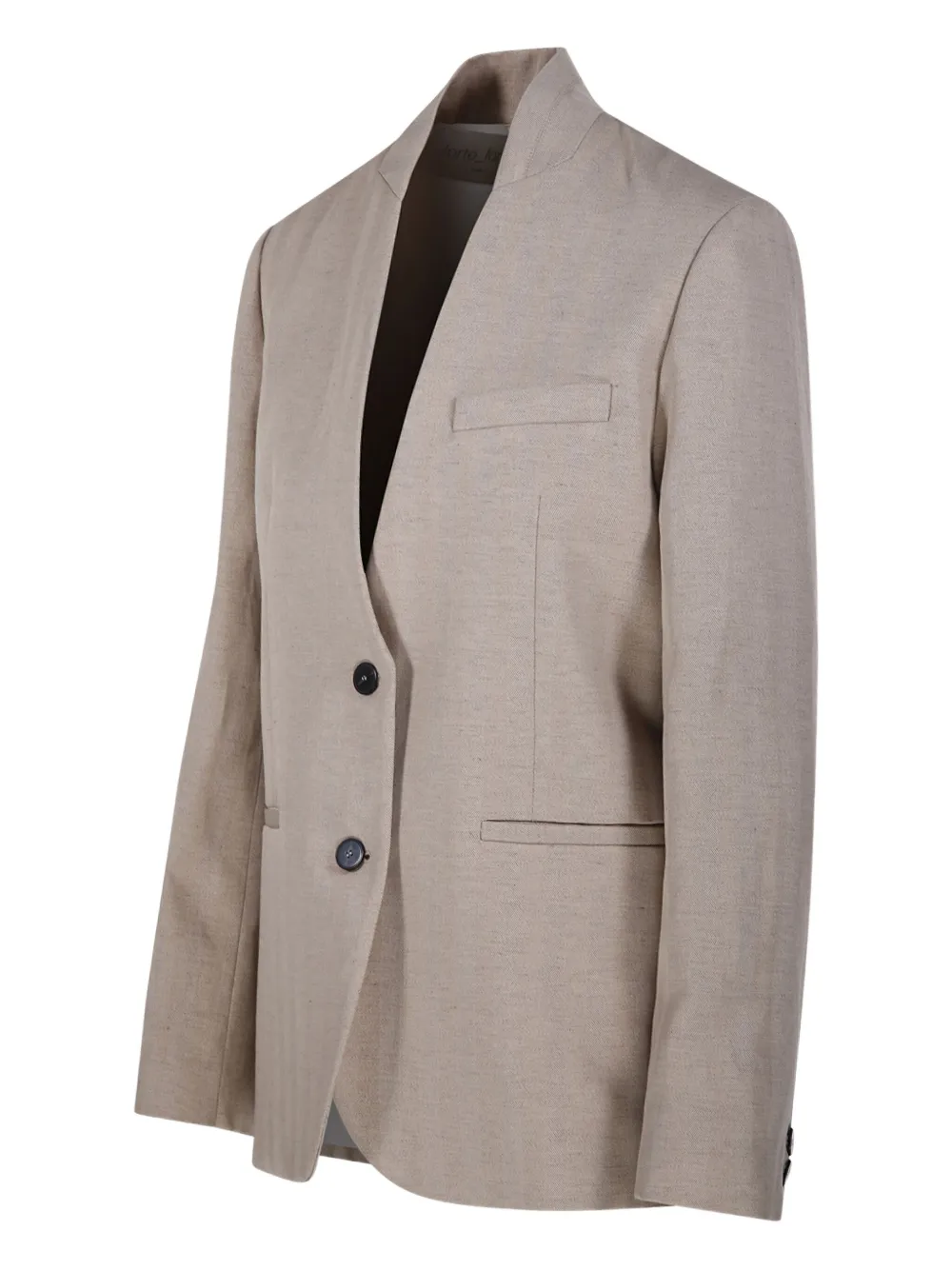 Forte Blazer met sjaalkraag Beige