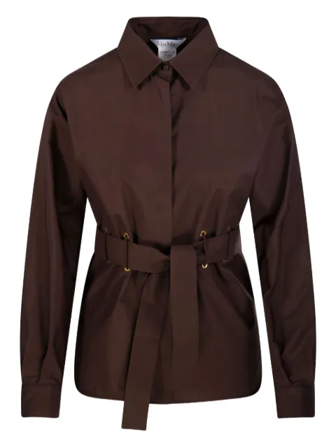 Max Mara Juglas belted shirt jacket