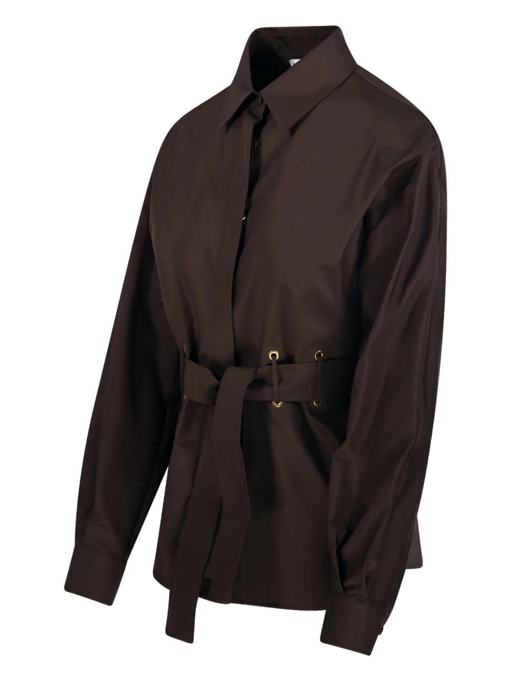 Max Mara Juglas ceintuur shirtjack Bruin
