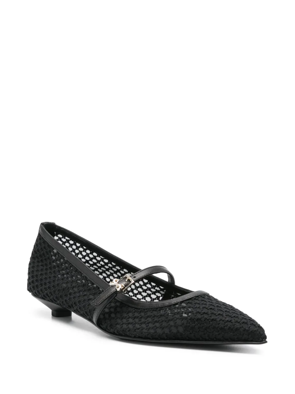 Sergio Levantesi Flora ballet flats - Zwart