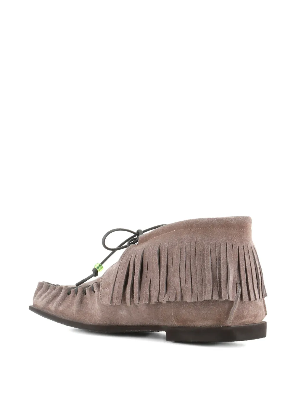 Alexander Hotto fringe-detail moccasin boots Neutrals