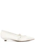 Sergio Levantesi Flora ballet flats - White