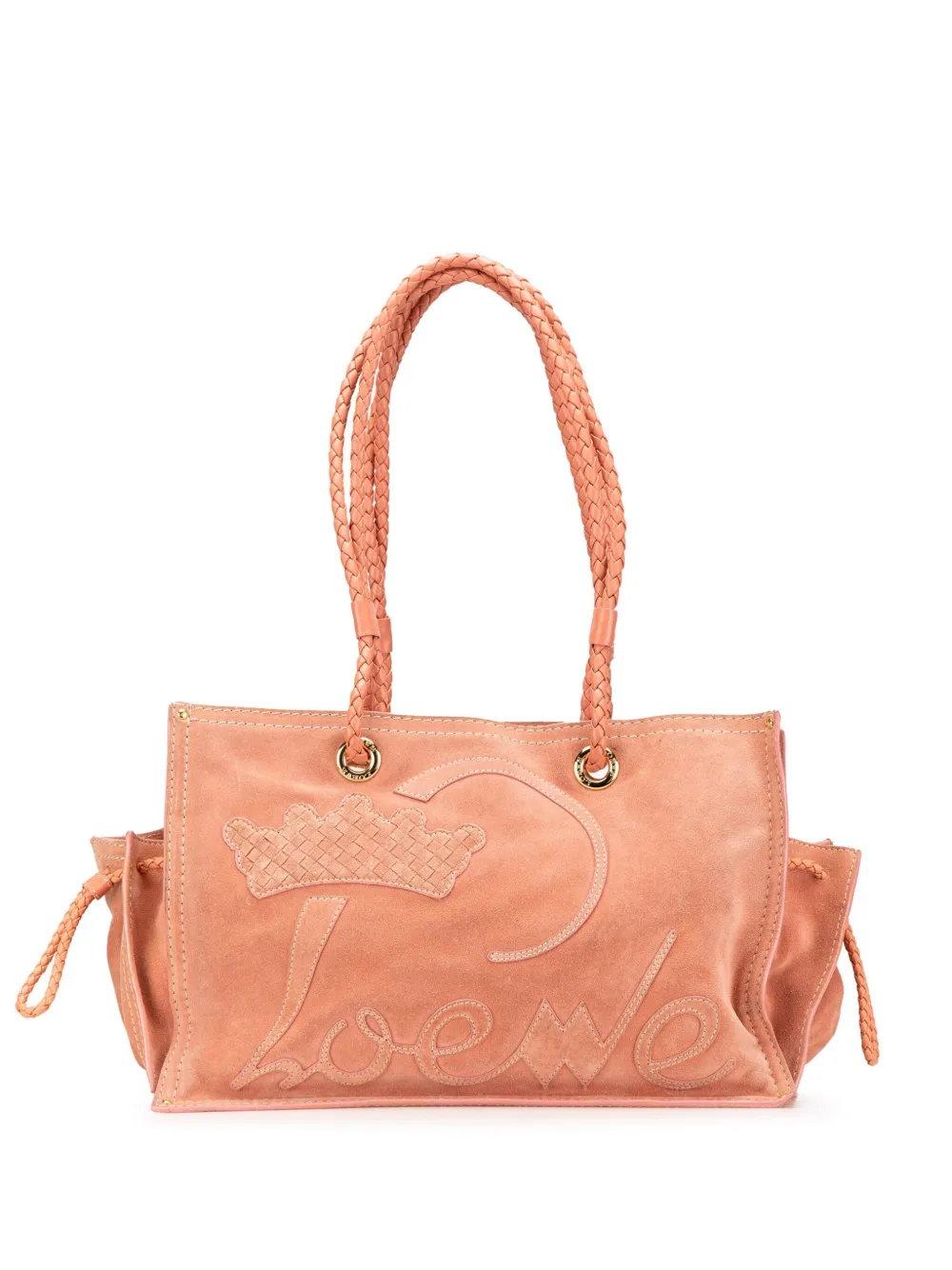 2006 Suede Crown Logo Shopper tote bag