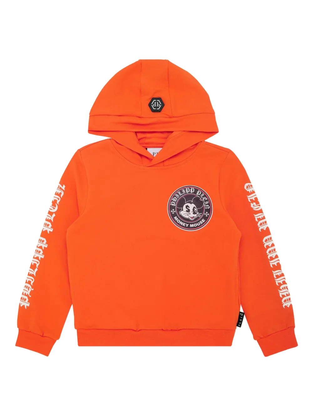 Philipp Plein Money Mouse パーカー - オレンジ Philipp Plein Money Mouse パーカー - オレンジ