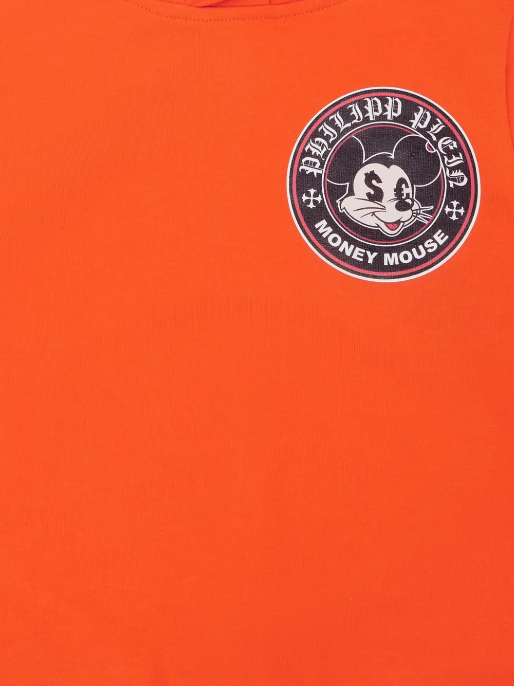 Philipp Plein Money Mouse hoodie Oranje