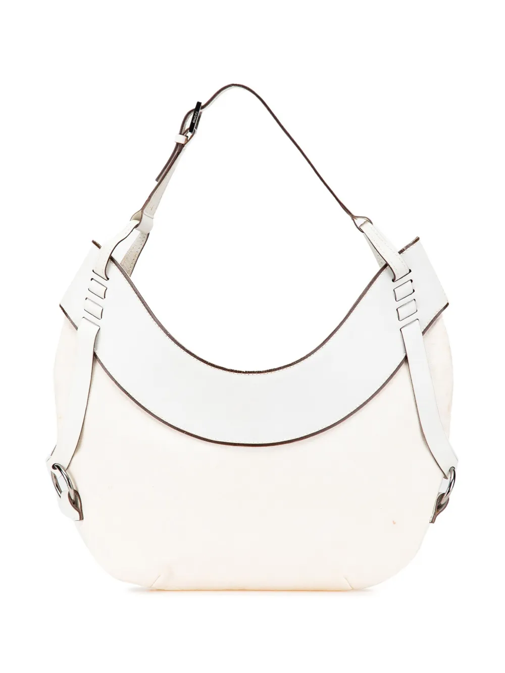 Gucci Pre-Owned Borsa passepartout in tela GG 2000-2015 | bianco | Image 1