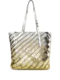 Rabanne metallic chainmail tote bag - Gold