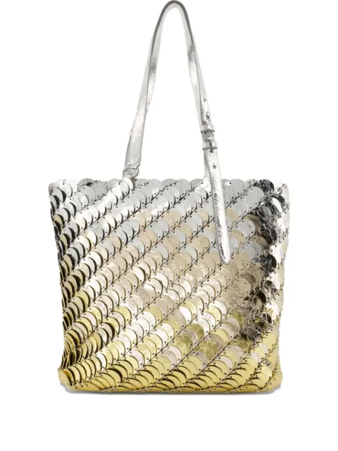 Rabanne metallic chainmail tote bag