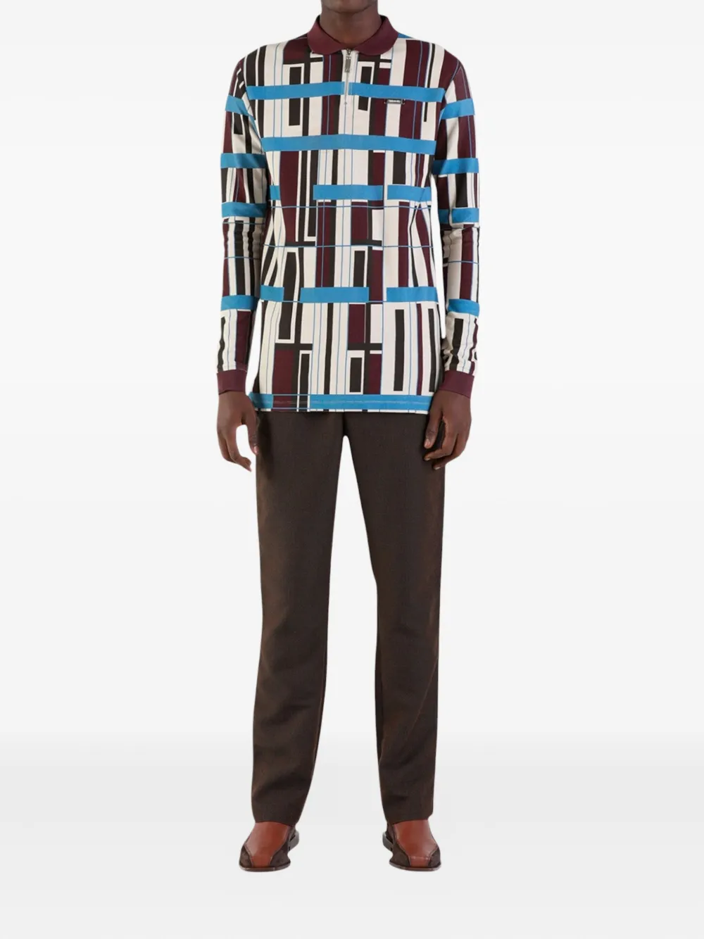 Ahluwalia Emeka poloshirt - Beige