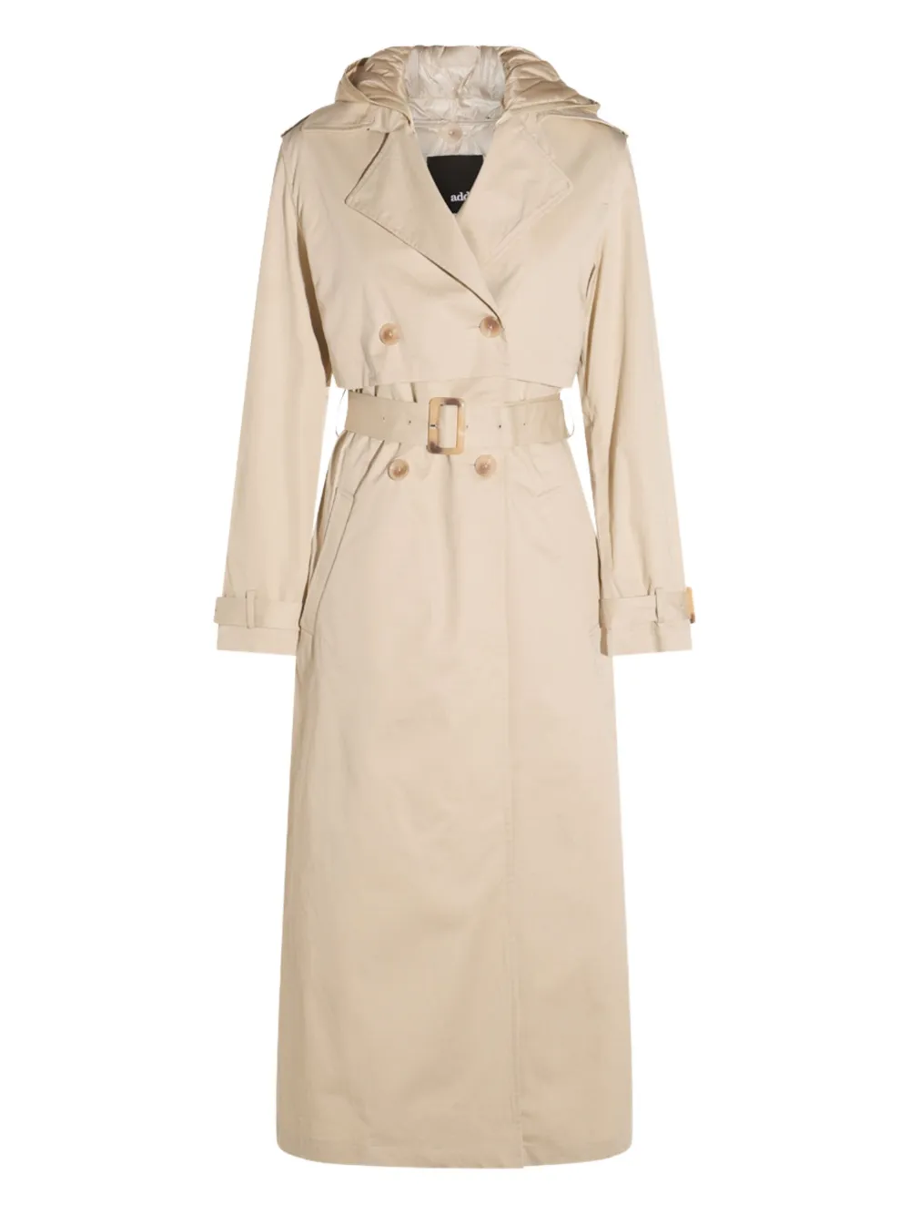 Add gabardina con cinturón y capucha | neutro | Image 1