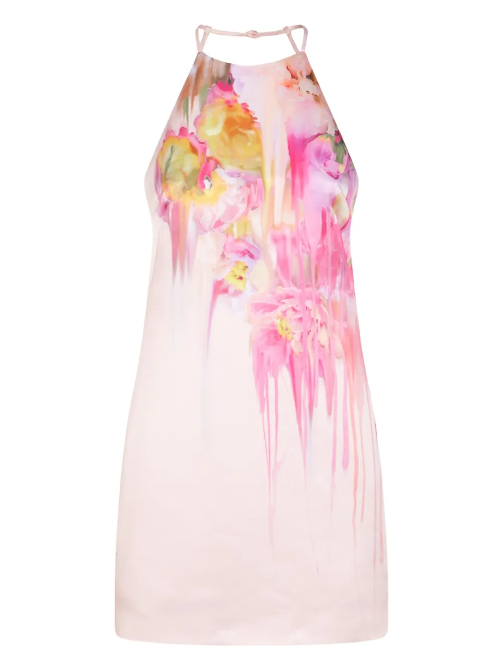 Blumarine robe courte à fleurs | rose | Image 1