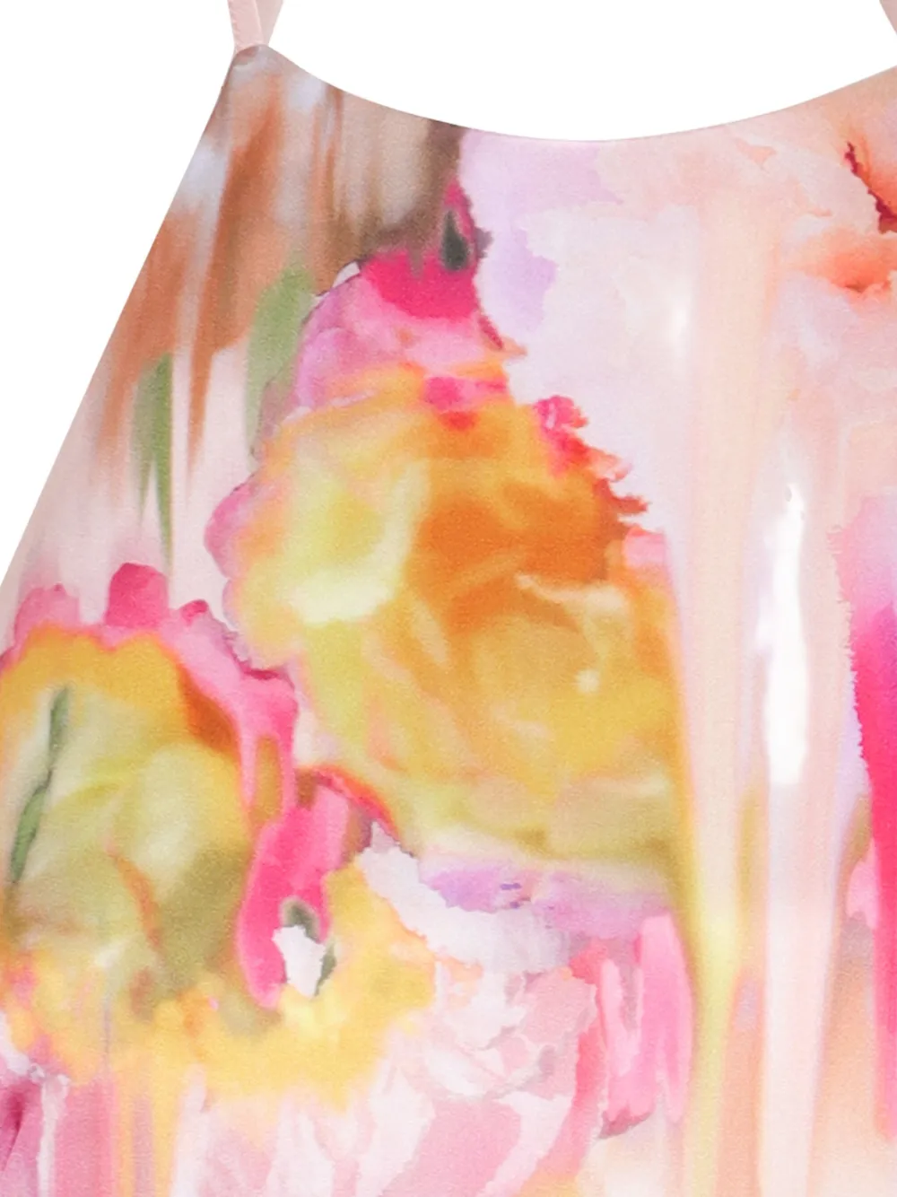 Blumarine Mini-jurk met bloemenprint Roze