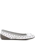 Dove Nuotano Gli Squali Becky ballet flats - White