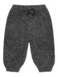 7AM KIDS textured trousers - Black