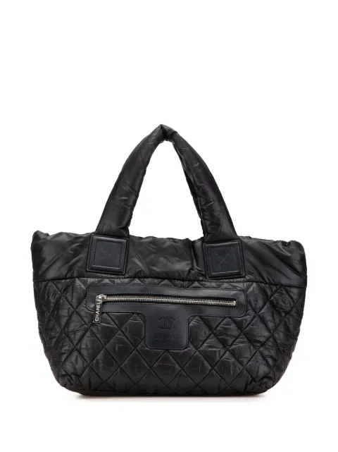 CHANEL Pre-Owned 2013-2014 Small Quilted Nylon Coco Cocoon tote bag