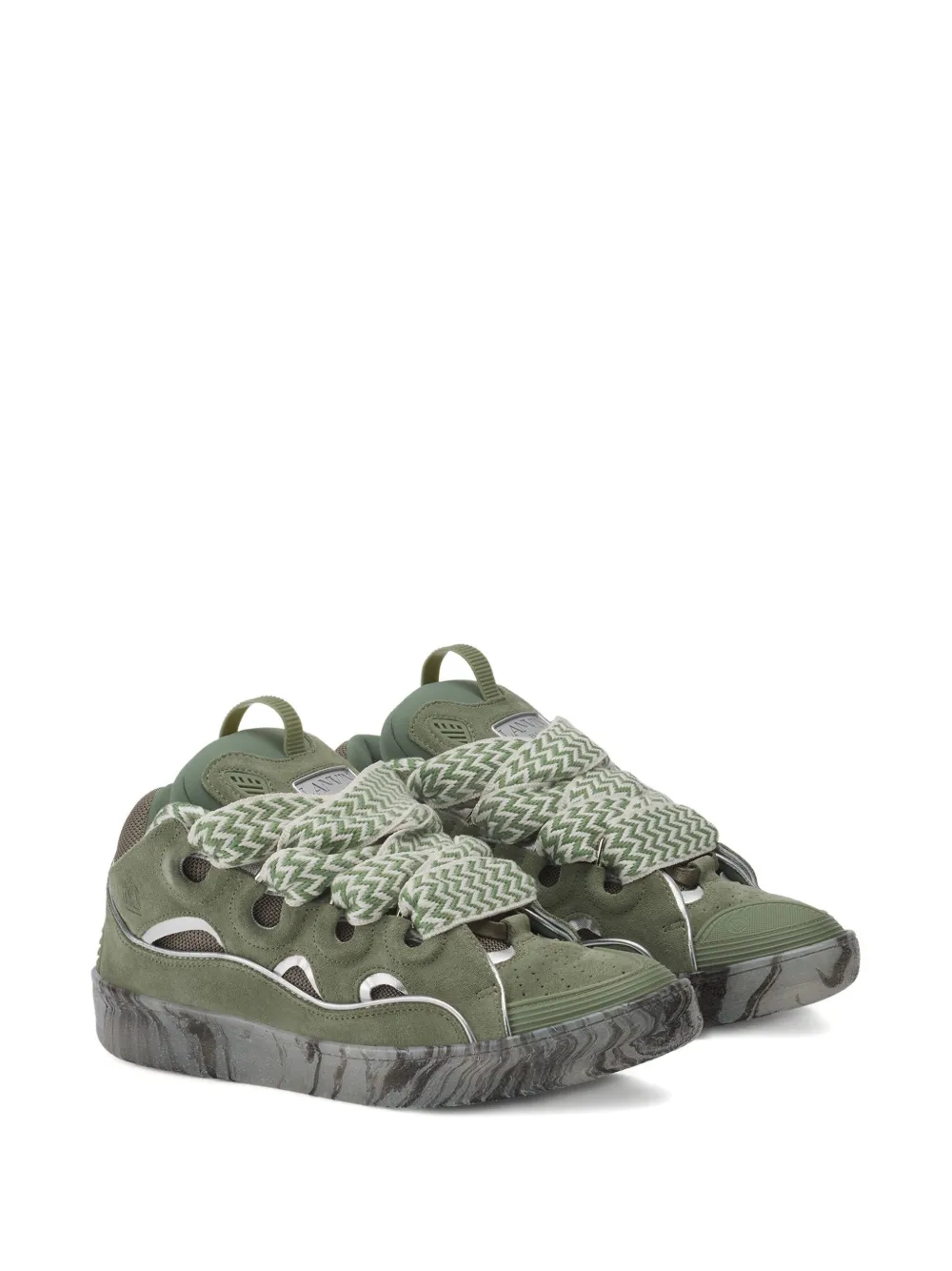 Lanvin Curb low-top sneakers Groen