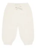 7AM KIDS textured trousers - White