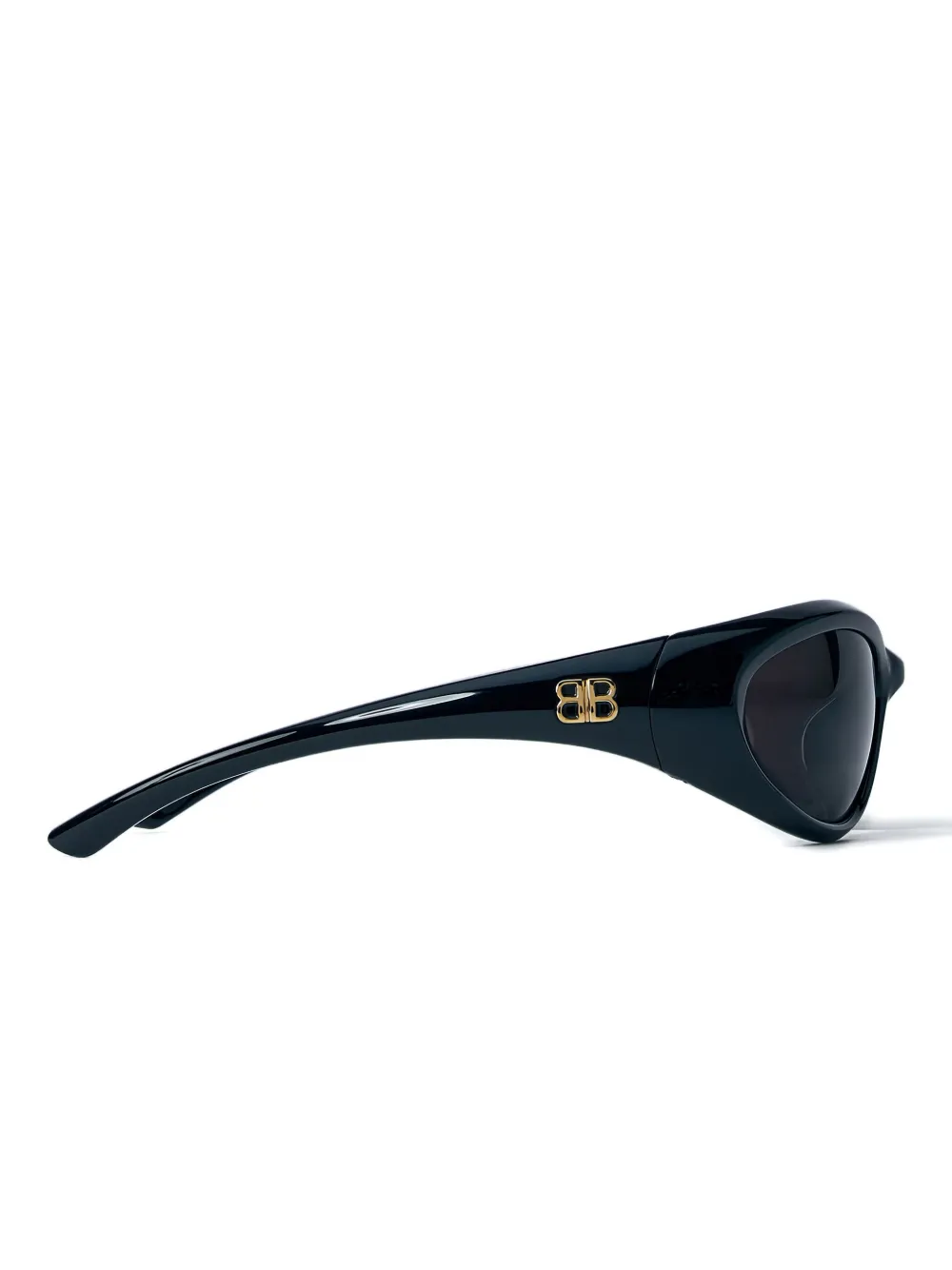 Balenciaga Eyewear Zonnebril met rond montuur Zwart