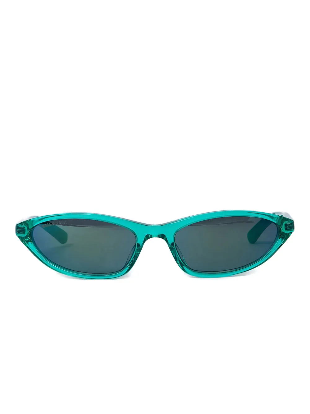 Balenciaga Eyewear Blade zonnebril Groen