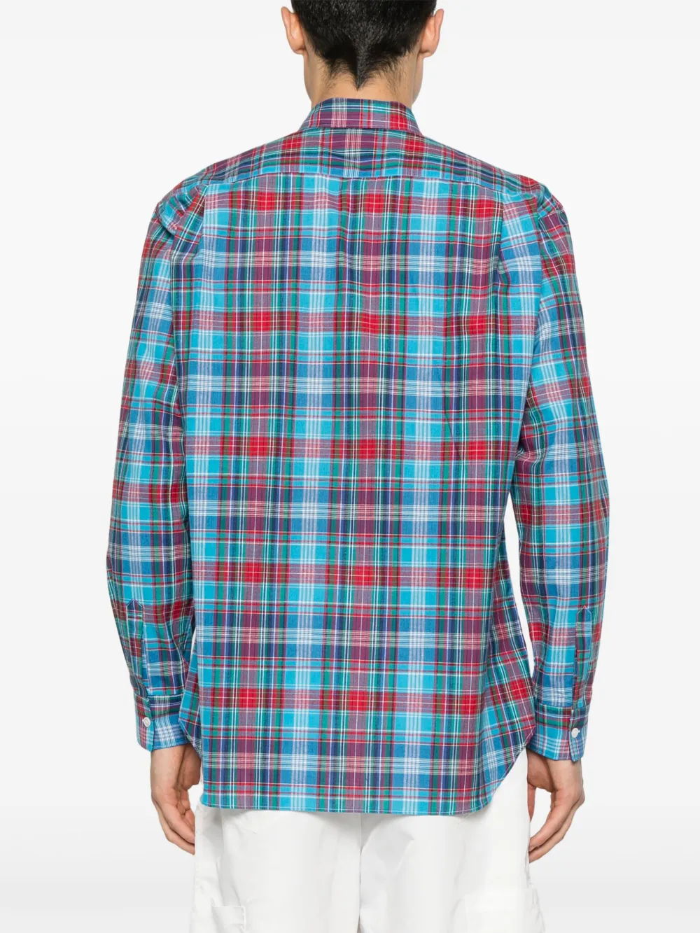 Comme Des Garçons Shirt Geruit overhemd Blauw