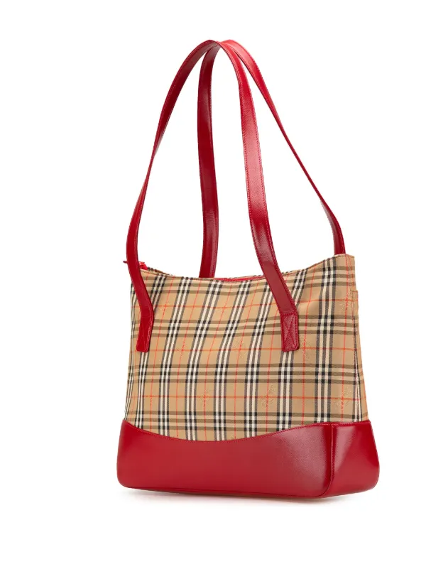 Burberry Pre-Owned 2000-2024 ヘイマーケット チェック キャンバス