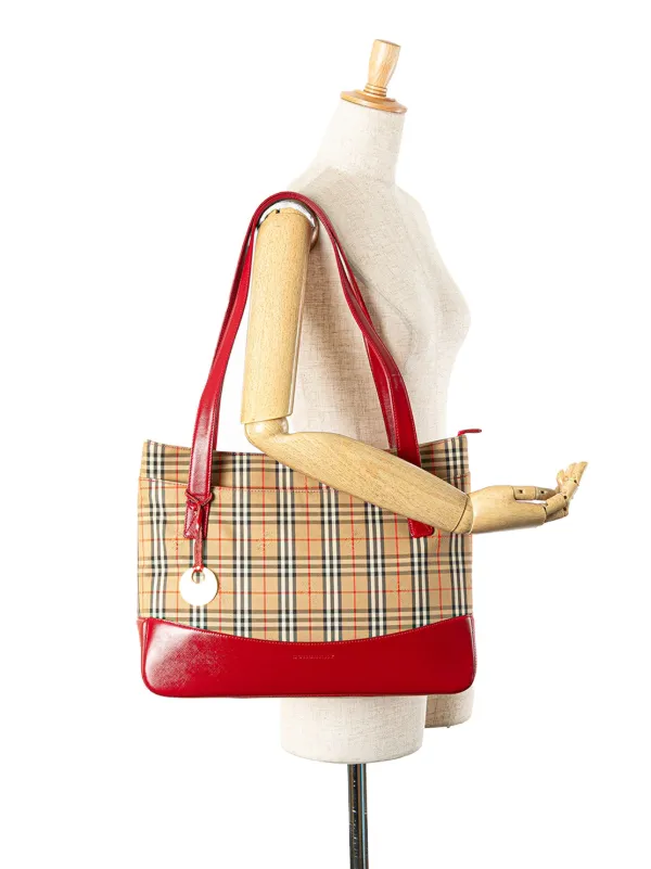 Burberry Pre-Owned 2000-2024 ヘイマーケット チェック キャンバス