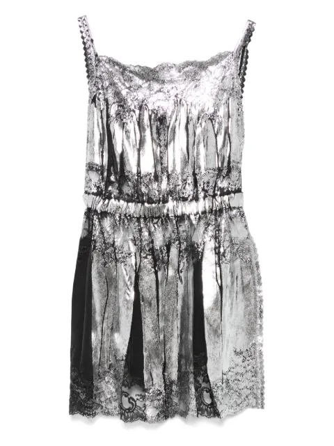 Rabanne metallic tank top