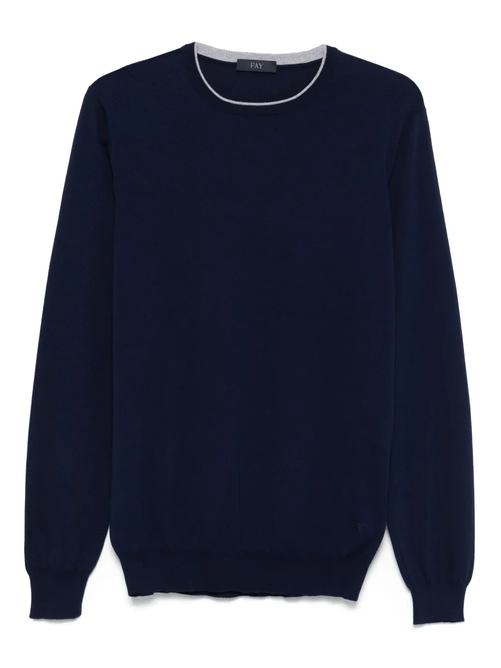 Fay fine-knit top | Blue | Image 1