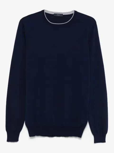 Fay fine-knit top