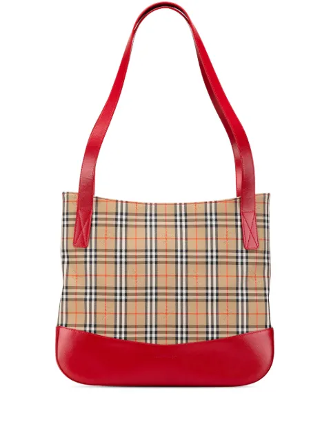 Burberry Pre-Owned 2000-2017 Haymarket Check Canvas tote bag