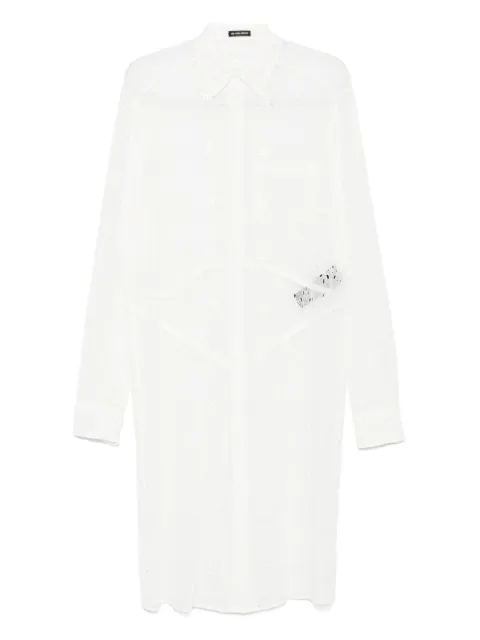 Ann Demeulemeester lace-detailed midi dress
