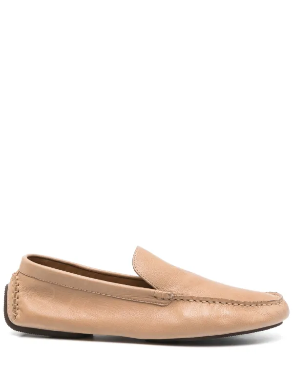 The Row Lucca Loafers in Brown