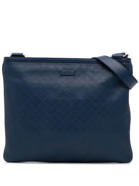 Gucci Pre-Owned 2016-2024 Leather Diamante Hilary Lux crossbody bag