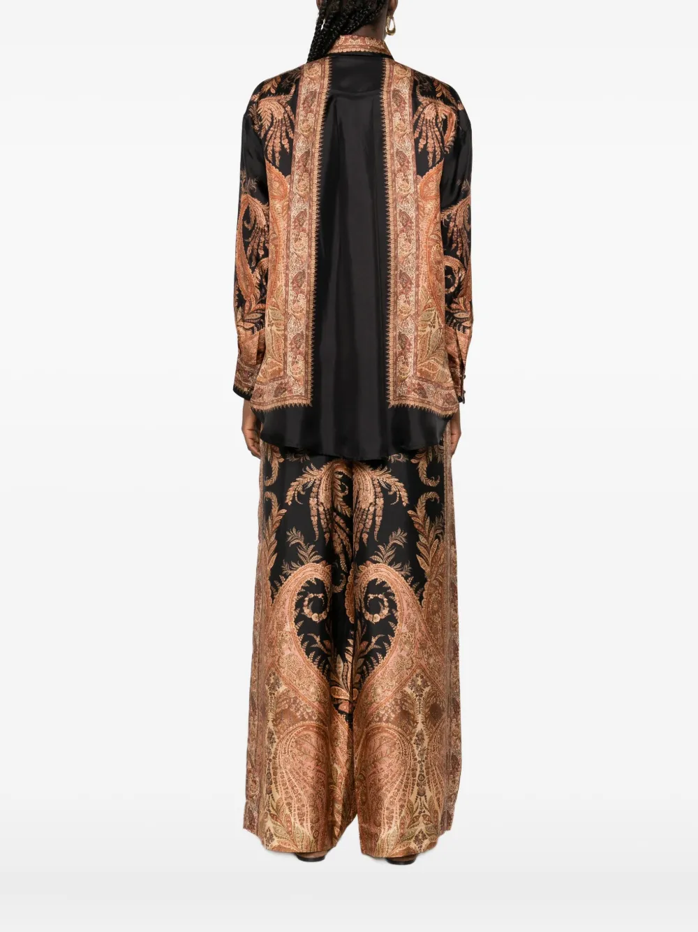 ZIMMERMANN Blouse met paisley-print Zwart