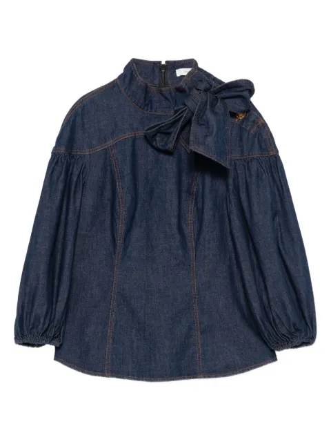 ZIMMERMANN Bluse mit Schleifendetail