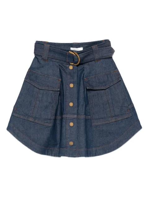 ZIMMERMANN button-fastening cargo skirt