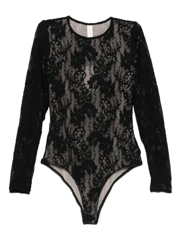 ZIMMERMANN floral-lace Bodysuit | Black | FARFETCH RO